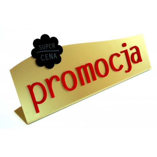 Stojak z plexi Promocja